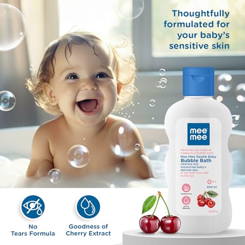 Image of Mee Mee Soft Baby Lotion and Gentle Baby Bubble Bath, 400ml