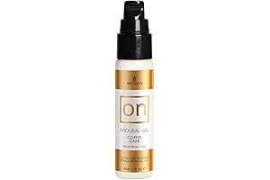 Arousal Sensual Gel with Coffee Cake Flavor Enhances Pleasure and Sensitivity
