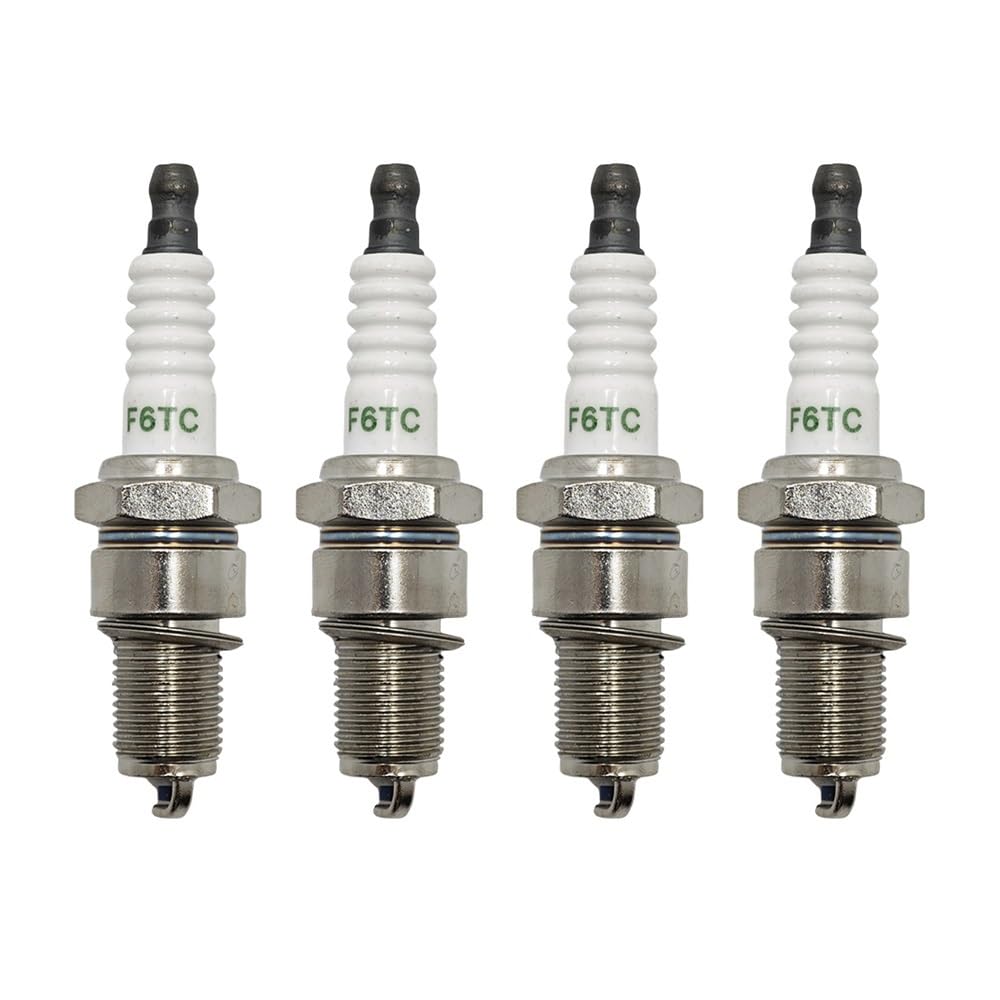 4 Uds F6TC bujía Apta for GX160 GX200 GX240 GX270 GX340 GX390 168F 170F 188F 190F Pieza de Motor de 4 Tiempos