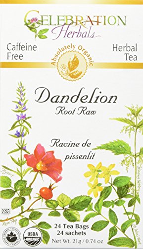 Celebration Herbals Organic Raw Dandelion Root Tea, 24 Ct #TOP9