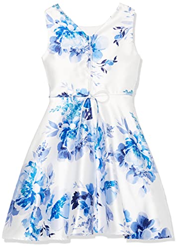Speechless Girls' Sleeveless Fit and Flare Mikado Dress2