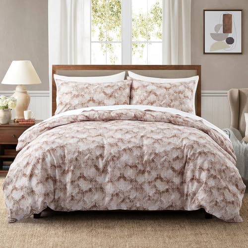 Housse de couette en polyester brossé doux et résistant aux plis Underzy
