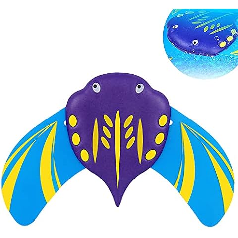 ZoneYan Water Power Fish Toy, Devil Fish Toy, Underwater Beach Fish Toy, Glider Fish Toy, Water Power Swimming Toy, Kids Pool Diving Toy, Floating Toy Fish, Children Water Fish Toy Cover