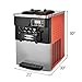 Happybuy 2200W Commercial Soft Ice Cream Machine 5.3-7.4Gallons/H 3 Flavors Perfect for Restaurants Snack Bar Supermarkets, M-826