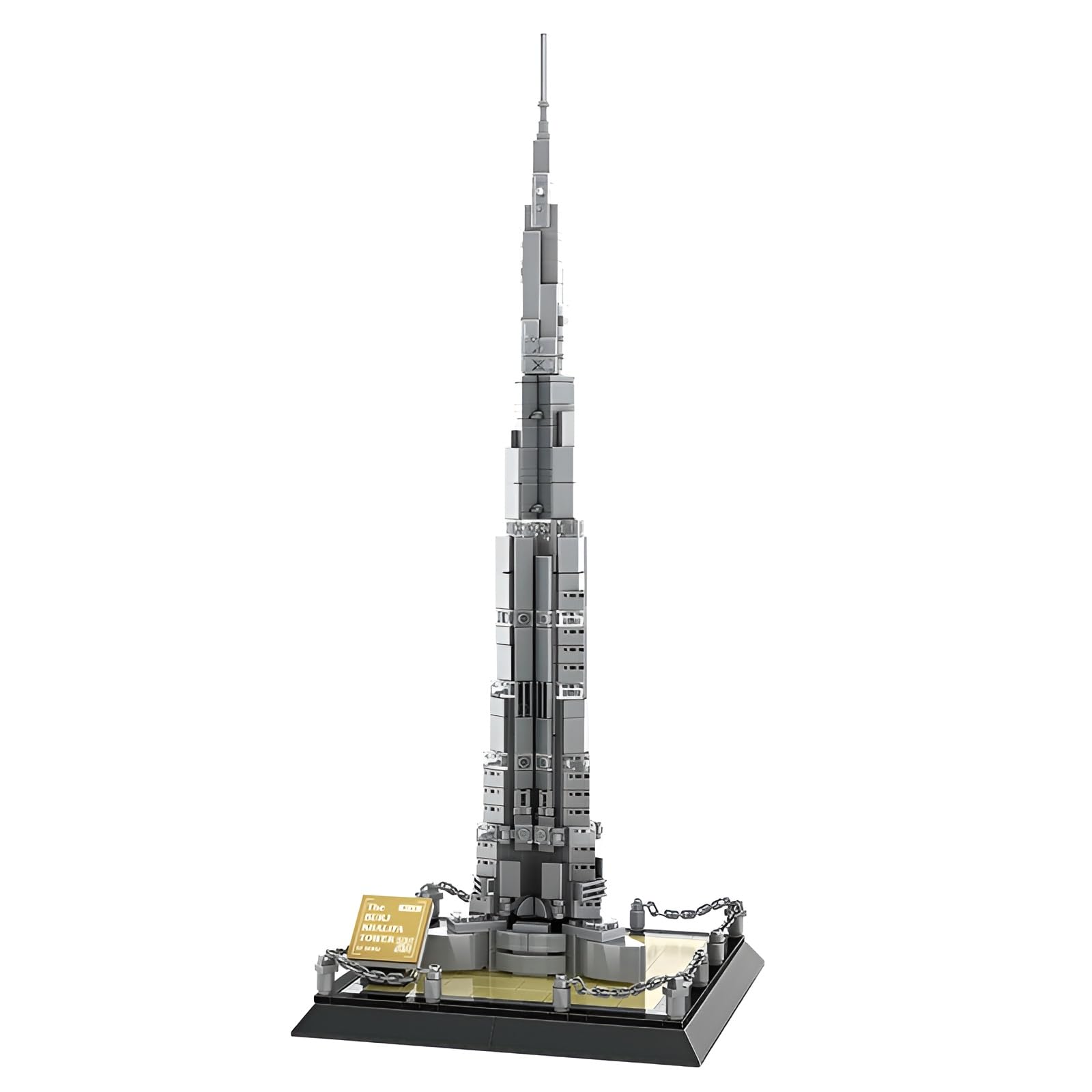 Burj Khalifa Dubai Building Set, 555PCS Famous Landmark Architecture Model, Collectible Display Architecture Bricks Kit, Creative Construction Kit, Idea Gifts for Teens & Adults(4222) — image 1