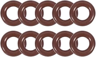 uxcell Fluorine Rubber O-Rings 10mm OD 5mm ID 2.5mm Width, Metric FKM Sealing Gasket, Pack of 10