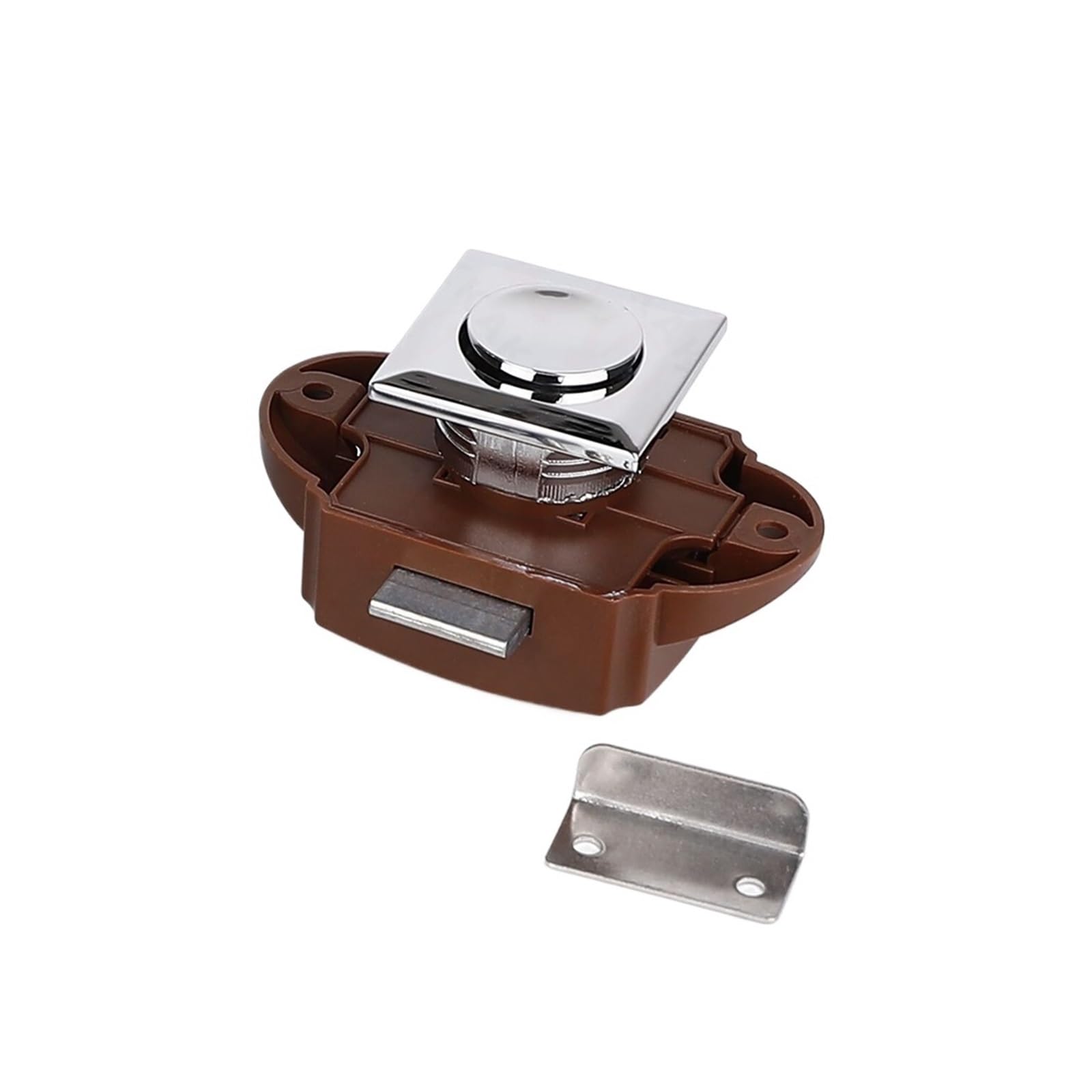 Djgkenvq Sbr2oluu Dustproof Drawer Lock 5Pcs Camper Car Push Lock 26Mm Rv Caravan Boat Motor Home Cabinet Drawer Lock Keyless Push Button Latch Furniture Hardware(Sbr2oluu Dustproof)