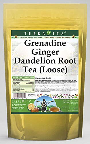 Té de raíz de diente de león de jengibre granadina (suelto) (4 oz, ZIN 563228)