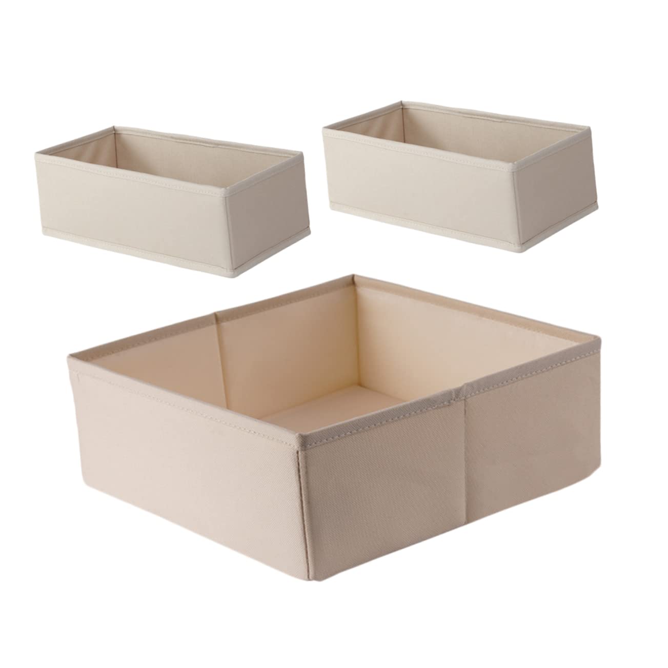LABRIMP 3piezas Caja De Almacenamiento De Ropa Interior Organizador De Sujetadores Armario De Calcetines Gran Capacidad