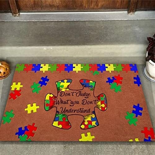 Door Mat Indoor Entrance Porch Welcome Funny Flannel Floor Mat