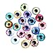 Produktbild 10/16 / 20MM Glaspuppen Auge für Kinder Spielzeug Dinosaurier Tierauge Zubehör DIY Vivid Pupil Crafts 10 Paare, Mehrfarbig Candyboom