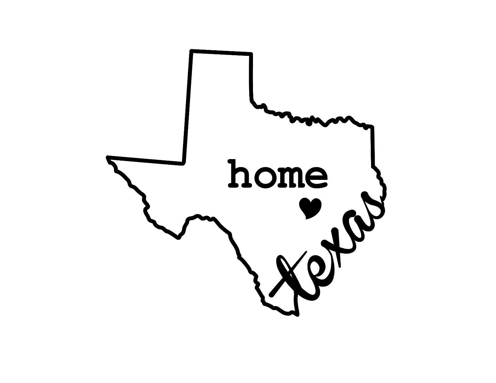 JB Print Magnet Texas Home Script Vinyl Decal Sticker Car Waterproof Car Decal Magnetic Bumper Sticker 5"