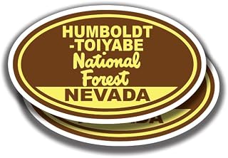 Humboldt Toiyabe National Forest Decals Nevada 2 Stickers 6"W x 3.6"H Bogo Nature Adventure