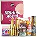 Gepp’s Feinkost Geschenkbox Mädelsabend I Geschenkkorb für die Ladies Party I Mit 2x200ml Flaschen Frizzante „Be Secco“ Perlwein, Bio Grissini Brotsticks, Mango-Aceto Frucht & Minze Oriental Dip