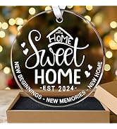 ZAGKOO New Home Ornament 2024 - House Warming Gifts New Home, Housewarming Gifts for New House Co...