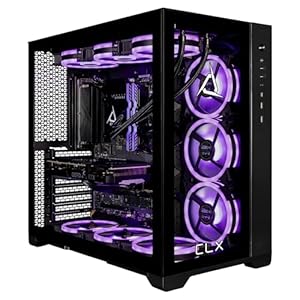 CLX Set Gaming PC – Intel Core i9 14900KF 3.2GHz, GeForce RTX 5070, 2TB NVMe M.2 SSD, 6TB HDD, 64GB DDR5 RGB Memory, 360mm AIO, WiFi, Windows 11 Home, Black