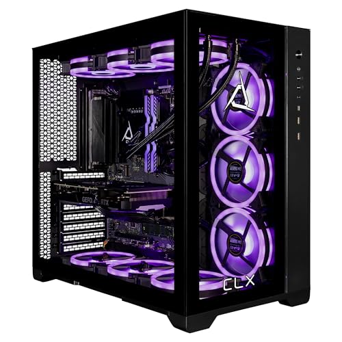CLX Set Gaming PC – Intel Core i9 14900KF 3.2GHz, GeForce RTX 5070, 2TB NVMe M.2 SSD, 6TB HDD, 64GB DDR5 RGB Memory, 360mm AIO, WiFi, Windows 11 Home, Black