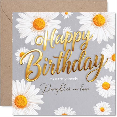 Carte d'anniversaire touchante pour belle-fille