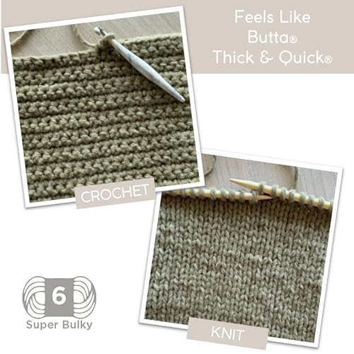 Image of Lion Brand Yarn Feels Like Butta Thick & Quick Yarn, Willow