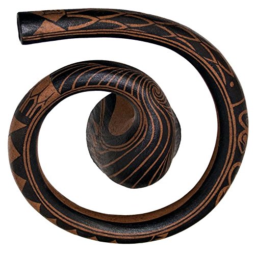 Didgehorn Maori Tonhöhe F Baked Wood Schneckendidgeridoo Snail Reise Travel