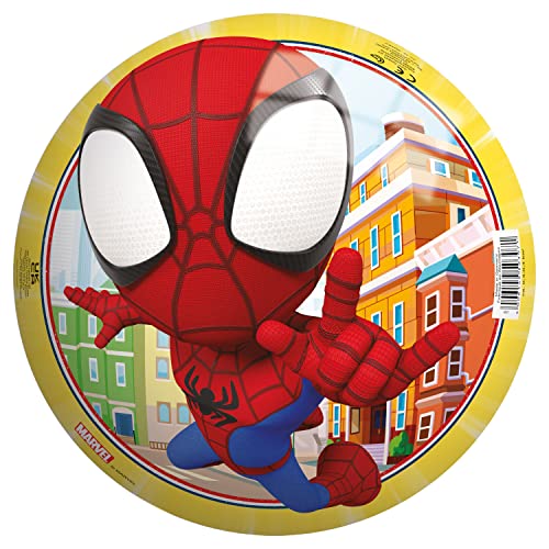 John Spiderman Spider-Man-9 23 cm Spielball Vinylball Kinderball, Mehrfarbig Globo - 50307