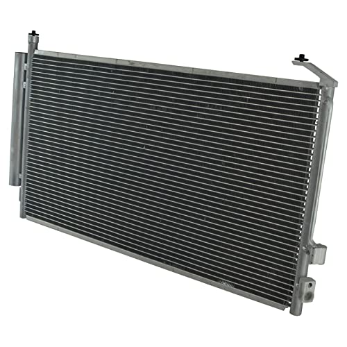 Image of TRQ Air Conditioning A /C Condenser Receiver Drier Compatible with 2003-2008 Subaru Forester SU3030126 SU3030132