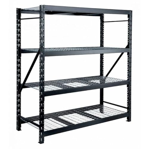 Master Regale, Metallregal Strong, Metallregal mit Stahlgitterboden 183x180x60cm, 4 Böden, 800kg je Boden, anthrazitgrau Cover