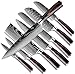 Dfito Juego de Cuchillos de Cocina, 9.5-20cm en Caja de Acero Inoxidable 440A Cuchillos Japoneses Ultra Afilados con Fundas, Juego de Cuchillos de 8 Piezas para Chefs Profesionales
