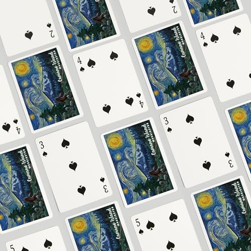 Lantern Press Baraja de 52 cartas poker tamaño adulto miniatura 4