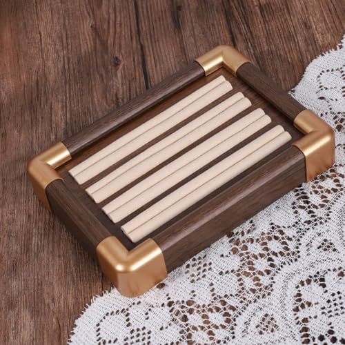 Étui de rangement pour bagues en bois évitant les rayures de bijoux