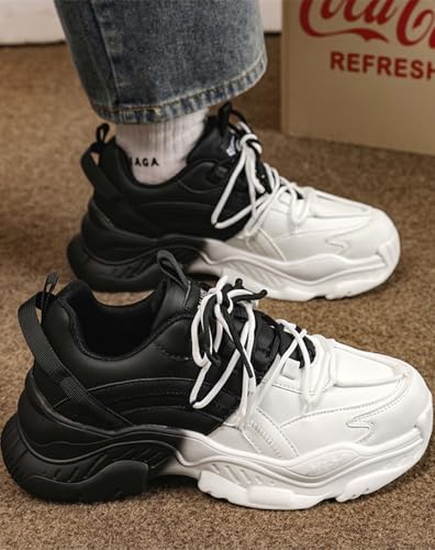 Niepce Inc Streetwear Fashion Platform Chunky Sneakers for Men4