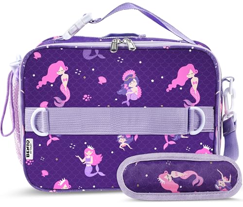 Yolay YL Kids Lunch Bag, Double Insulated Lunch Bag Kids Girls Boys, Durable, Spacious With Zippered Pocket, Adjustable Straps & Handles, Bento Lunch Bag For School & Outdoor - cover