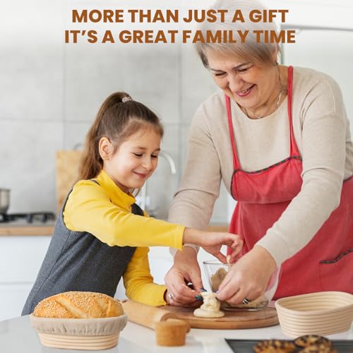 Kikcoin 6 Pack Banneton Bread Proofing Basket, 5 Inch Mini Banneton Basket - image 7