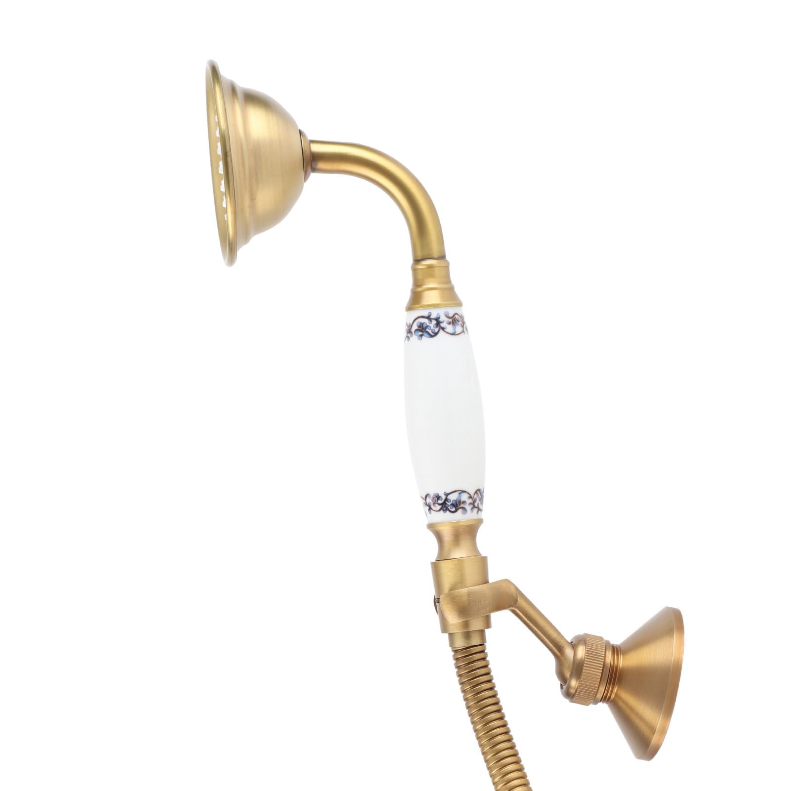 Kit Soffione Doccia in Rame Vintage con Installazione Nascosta,
