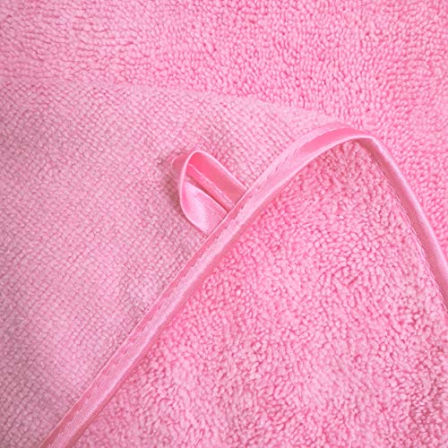 Polyte Premium Lint Free Microfiber Washcloth Face Towel, 13 X 13 In, Set Of 6 (Pink) #TOP1