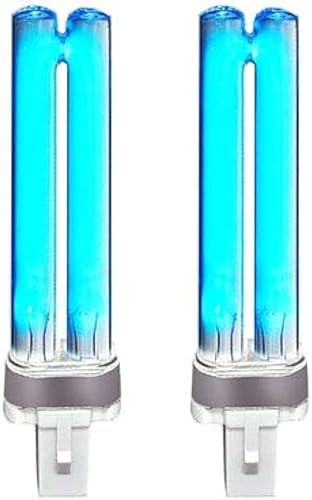 CNZ Bombilla de repuesto UVC de 9 W G23 Base para filtro de estanque de acuario, clarificador UV, paquete de 2