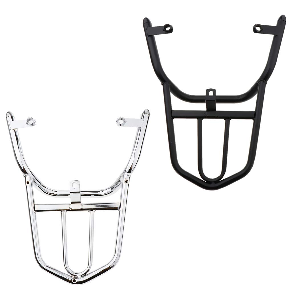 gazechimp Support De Support De Support De Porte-Bagage Arrière pour Scooter Yamaha, Argent/Noir - Noir