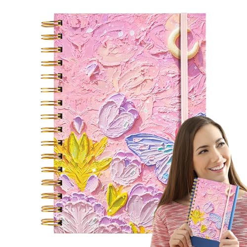 Carnets de notes papillon à couverture rigide pour écriture et journal