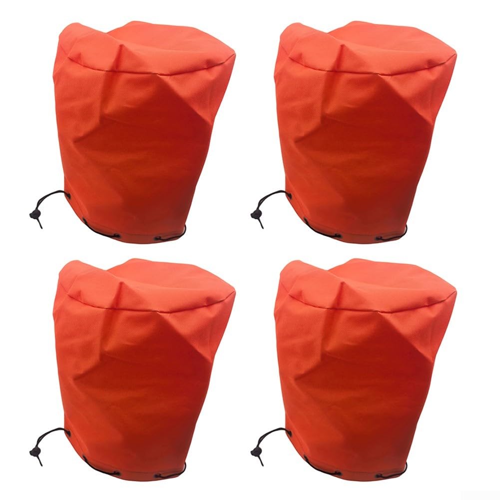 Trimmer Engine Cover Waterproof Dustproof for Edger & Grass - UV Resistant Drawstring Fit Garden Storage(4pcs)