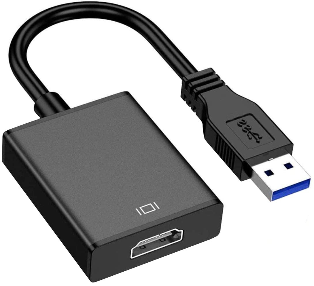 Rtmeyoo USB to HDMI Adapter, USB 3.0/2.0 to HDMI Cable Multi-Display Video Converter- PC Laptop Windows 7 8 10,Desktop, Laptop, PC, Monitor, Projector, HDTV.[Not Support Chromebook]