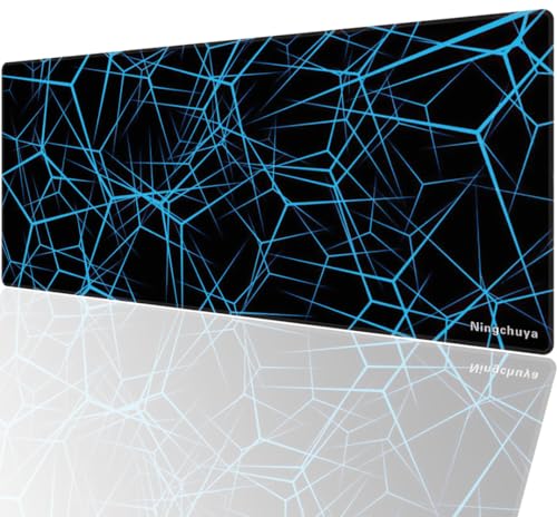 Ningchuya XL Mouse Mat, Extended Gaming Mouse Pad 700x300mm, Non-Slip Rubber Base with Stitched Edges, Computer Keyboard Pad Mat for Gaming, Office & Home (70x30 Keji05)