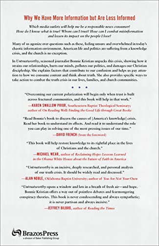 Untrustworthy: The Knowledge Crisis Breaking Our Brains, Polluting Our Politics, and Corrupting Christian Community - Image 2