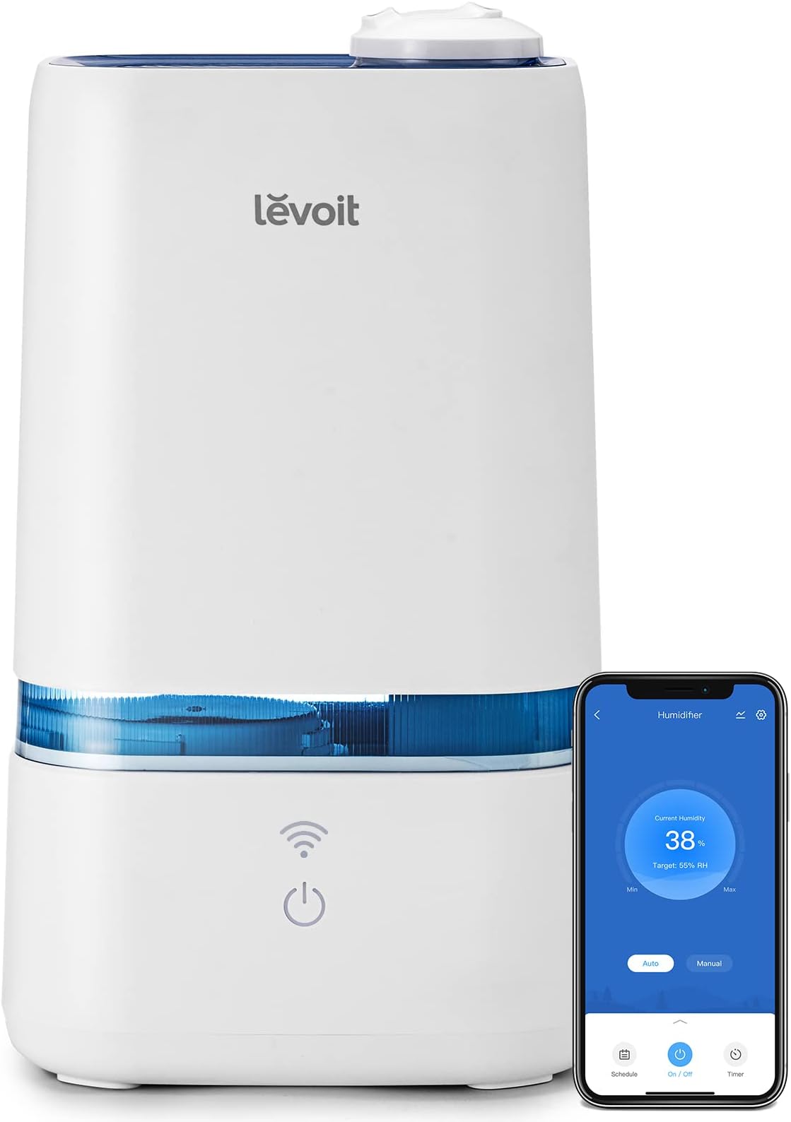 LEVOIT Humidifiers for Bedroom, Smart WiFi Cool Mist Essential Oils