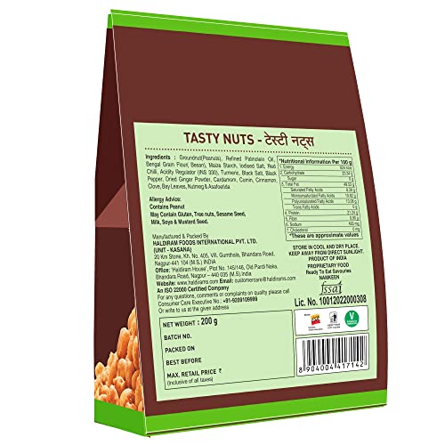 Image of Haldiram's Nagpur Tasty Nuts, 400 g (200 g x Pack of 2)