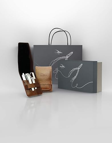 Miniatura 2 de Set de manicura multifuncional para hombres - GS-08 (marrón)