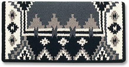 HUMAYL Saddlery Saddle Pad/Blanket for Horses Western Show Horse Saddle Blanket New Zealand Design Handmade Wool Saddle Blanket Top Wool Saddle Pad Regular Size : 34" L x 36" W x 1" inches PAD075