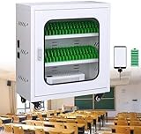 Carro de carga para teléfono móvil y casillero de almacenamiento para 30/40/50/60 unidades, armario de bloqueo seguro ideal para escuelas, dispositivo móvil recargable con 40