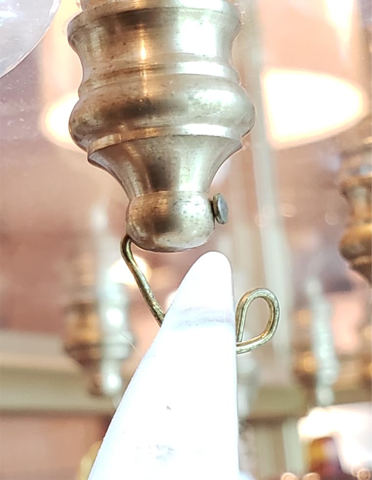 Image of B&P Lamp 2 Inch Brass Finish Prism Pins, One Oz. = 100 Pcs.