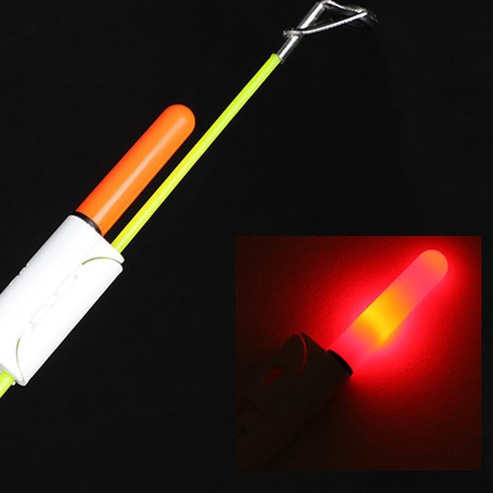 Lot De 5 Bâtons Lumineux LED Pour Pêche De Nuit – Éclairage De Canne à Pêche Réutilisable, Alerte De Touche, Pour Camping Et Survie