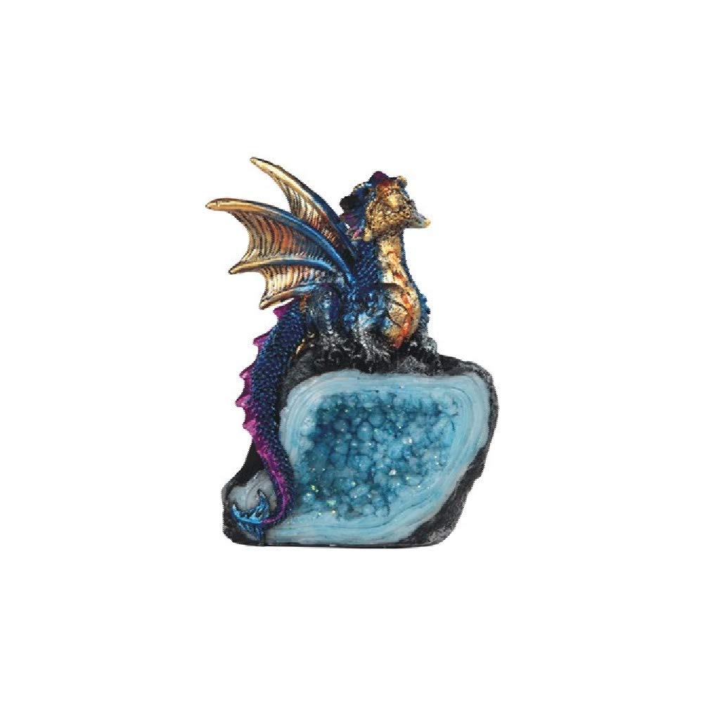 Amazon.com: GSC 71815 4 吋龍雕像藍色水晶色: 居家與廚房